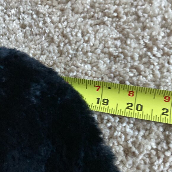 Stunning Vintage Real Fur Coat 2-Tone Size Large Mob Wife Luxury Winter - Picture 9 of 13